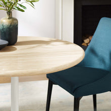 Load image into Gallery viewer, Lippa 36&quot; Round Faux Travertine Dining Table by Modway
