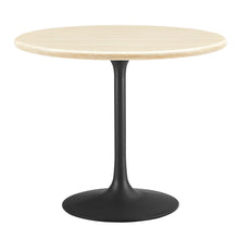 Load image into Gallery viewer, Lippa 36Ó Round Artificial Travertine  Dining Table
