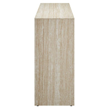 Load image into Gallery viewer, Mirella Faux Travertine Console Table by Modway
