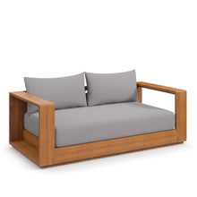 Load image into Gallery viewer, Tahoe Acacia Wood Outdoor Patio Acacia Wood Loveseat
