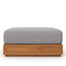 Load image into Gallery viewer, Tahoe Outdoor Patio Acacia Wood Ottoman by Modway
