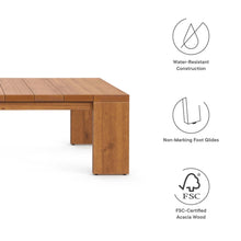 Load image into Gallery viewer, Tahoe Outdoor Patio Acacia Wood Coffee Table by Modway

