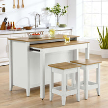 Load image into Gallery viewer, Garland 3-Piece Kitchen Island and Stool Set by Modway
