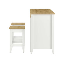 Load image into Gallery viewer, Garland 3-Piece Kitchen Island and Stool Set by Modway
