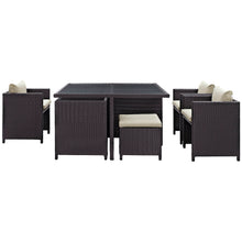 Load image into Gallery viewer, Inverse 9 Piece Outdoor Patio Dining Set by Modway
