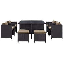 Load image into Gallery viewer, Inverse 9 Piece Outdoor Patio Dining Set by Modway
