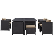 Load image into Gallery viewer, Inverse 9 Piece Outdoor Patio Dining Set by Modway
