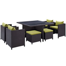 Load image into Gallery viewer, Inverse 9 Piece Outdoor Patio Dining Set by Modway
