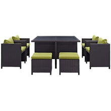 Load image into Gallery viewer, Inverse 9 Piece Outdoor Patio Dining Set by Modway
