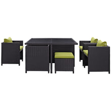 Load image into Gallery viewer, Inverse 9 Piece Outdoor Patio Dining Set by Modway
