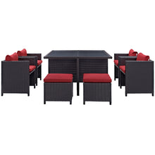 Load image into Gallery viewer, Inverse 9 Piece Outdoor Patio Dining Set by Modway
