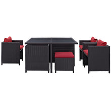 Load image into Gallery viewer, Inverse 9 Piece Outdoor Patio Dining Set by Modway
