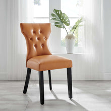 Load image into Gallery viewer, Silhouette Dining Vinyl Side Chair by Modway
