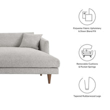 Load image into Gallery viewer, Zoya Right-Facing Down Filled Overstuffed Sectional Sofa
