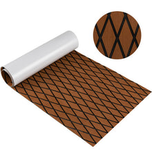 Load image into Gallery viewer, EVA Foam Boat Decking Sheet with Diamond Shape for Boat Surfboard-Brown
