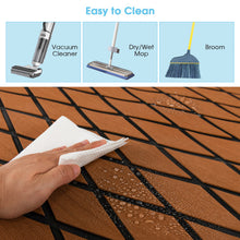 Load image into Gallery viewer, EVA Foam Boat Decking Sheet with Diamond Shape for Boat Surfboard-Brown
