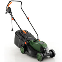 Load image into Gallery viewer, 10 AMP 13 Inch Electric Corded Lawn Mower with Collection Box-Black &amp; Green
