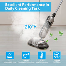 Load image into Gallery viewer, 1100W Handheld Detachable Steam Mop with LED Headlights

