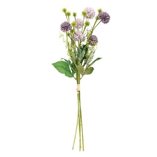 Purple Wildflower & Thistle Spray 24