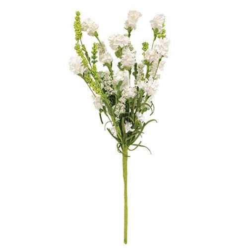 White Obedient Flower Pick 15