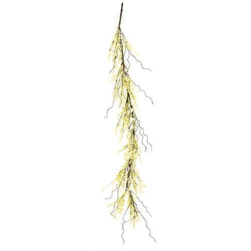 White Lobelia Garland 4ft