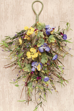 Mixed Pansy Teardrop 22