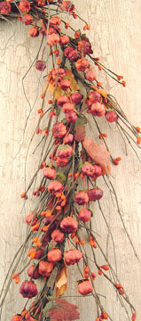 Pumpkin Pod Garland 4 ft.
