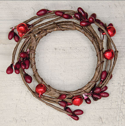 Bell & Burgundy Pip Ring 1-1/2