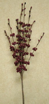 Curly Q Pick Burgundy (Pack of 4)