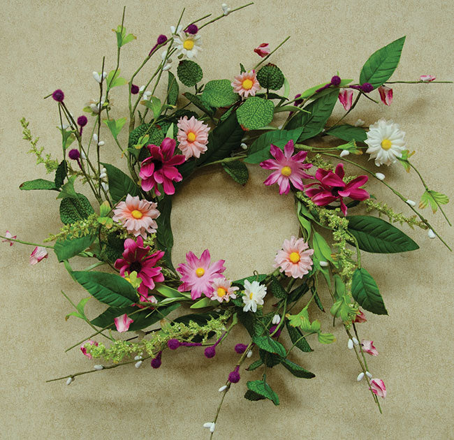 Aster Daisy Wreath - 12