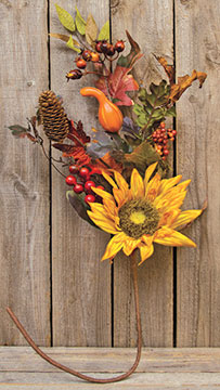 Harvest Sunflower Spray (Pack of 2)