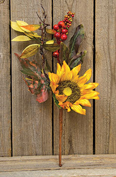 Harvest Sunflower Pick (Pack of 4)