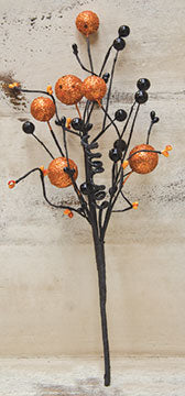 Spooky Glitter Berry Pick (Pack of 4)