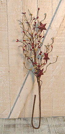 Holiday Stars Pip Spray Burgundy & Gold 24