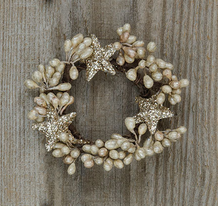 Platinum Pip Ring w/Stars  (Pack of 4)