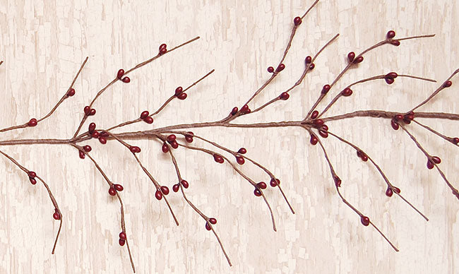 Wispy Burgundy Garland 5'  (Pack of 4)