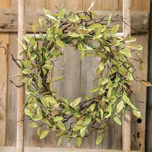 Sage Leaves & Twigs Wreath 24