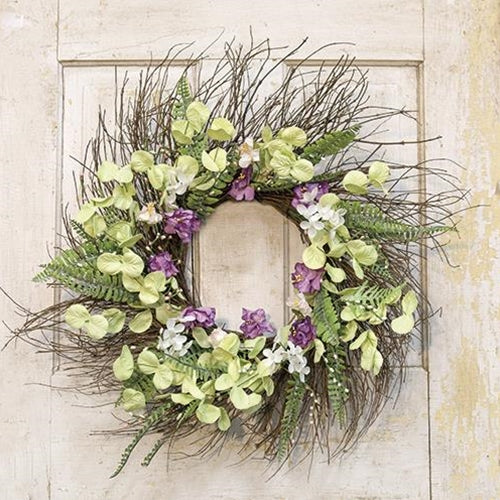 Lakeside Mix Wildflower Sunburst Wreath 22
