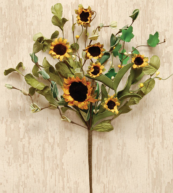 Country Sunflower Pick (Pack of 4)