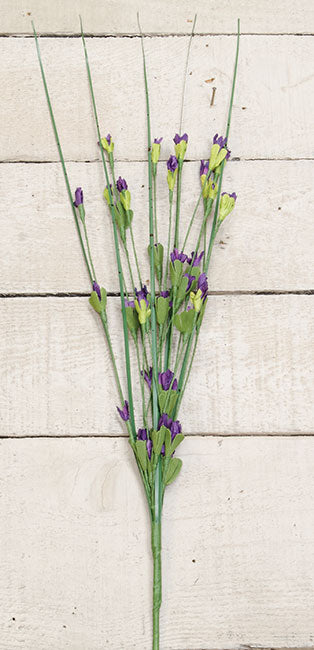 Wild Blossoms Pick - Purple - 16