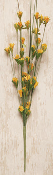 Wild Blossom Pick - Yellow (Pack of 4)