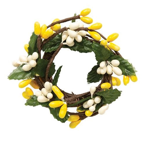 Mini Pip Berry Ring Yellow & Cream 1