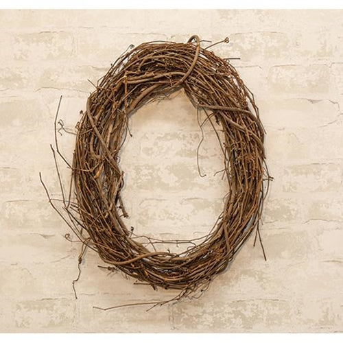 Oval Grapevine Wreath - 21