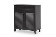Load image into Gallery viewer, Baxton Studio Calvin Espresso Shoe-Storage Cabinet
