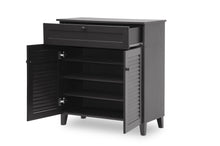 Load image into Gallery viewer, Baxton Studio Calvin Espresso Shoe-Storage Cabinet
