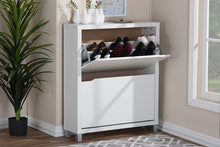 Load image into Gallery viewer, Baxton Studio Simms White Modern Shoe Cabinet
