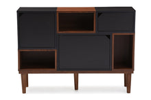 Load image into Gallery viewer, Baxton Studio Anderson Mid-century Retro Modern Oak and Espresso Wood Sideboard Storage Cabinet
