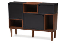 Load image into Gallery viewer, Baxton Studio Anderson Mid-century Retro Modern Oak and Espresso Wood Sideboard Storage Cabinet
