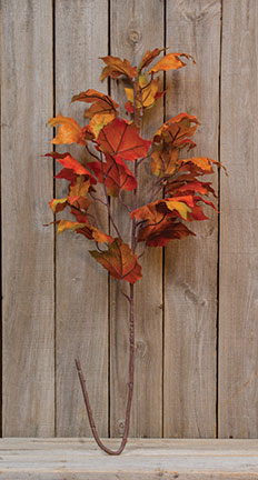 Fall Maple Leaves Stem (Pack of 4)