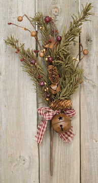 Rustic Holiday Pine Pick 16